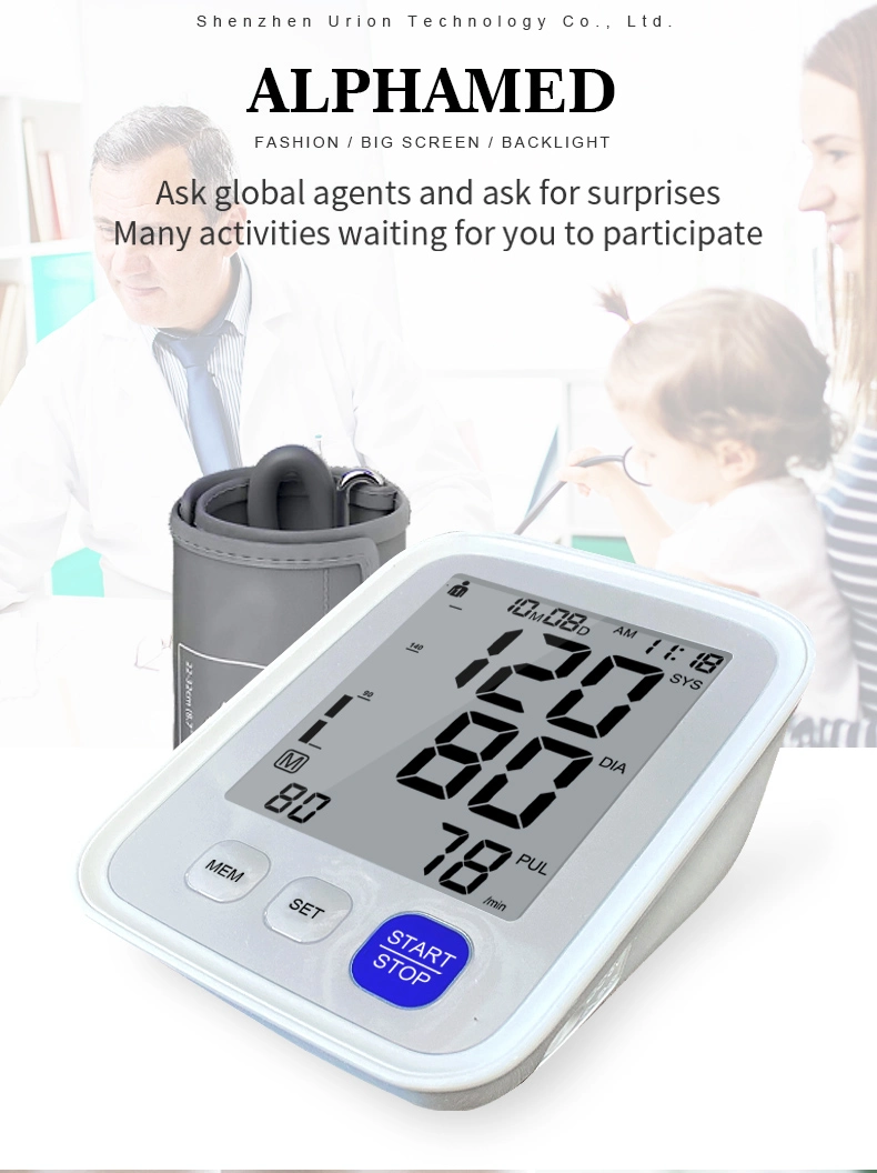 Factory Price OEM Medical Tensiometro Upper Arm Digital Blood Pressure Monitor CE ISO Approved Bp Machine